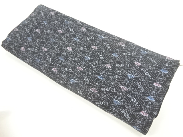 JAPANESE KIMONO / ARAIHARI FOR HAORI / FLOWER